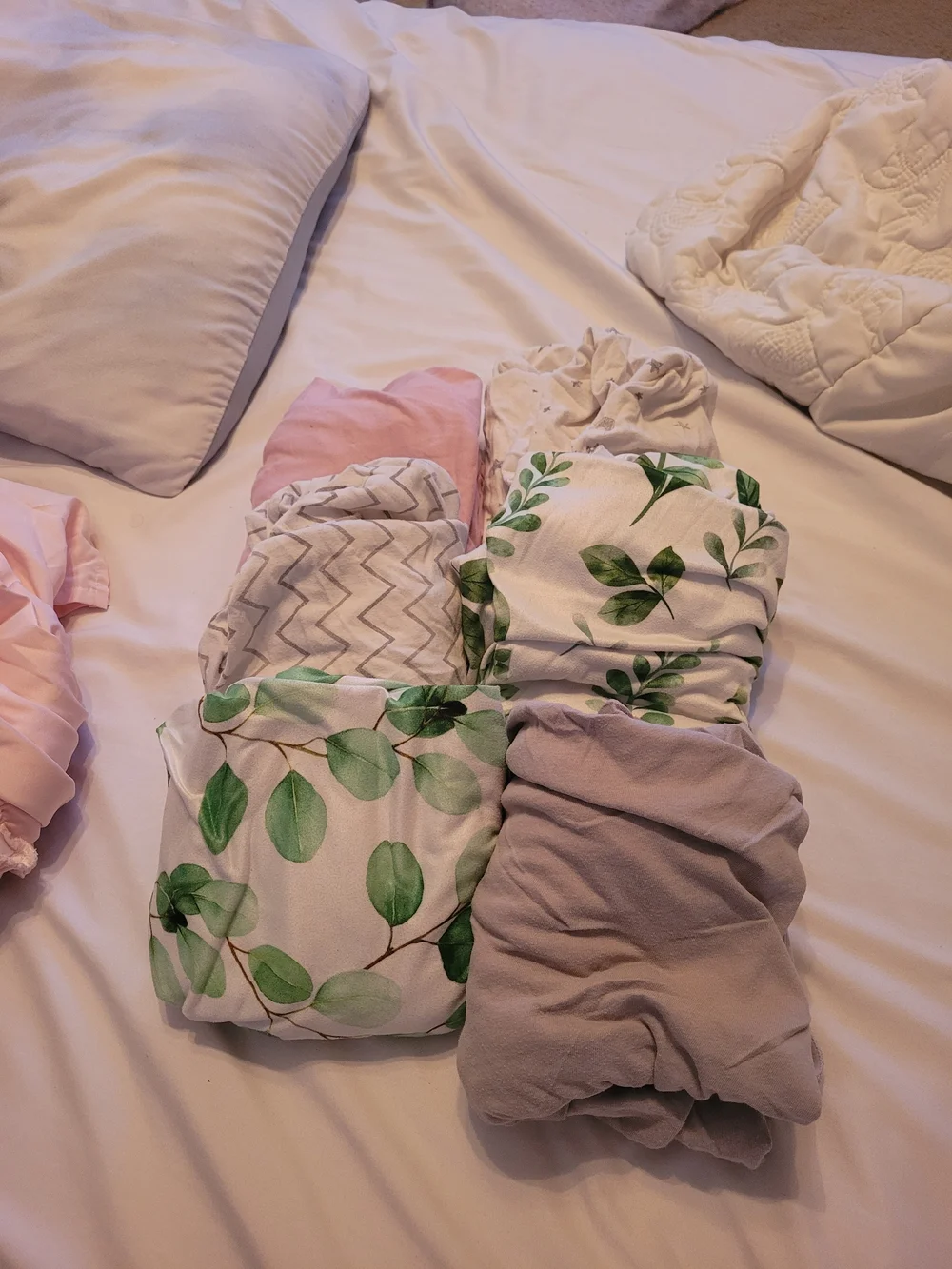 1 Table Changing Sheet+Pack And Play Sheet SET